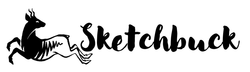 Sketchbuck deer logo and text
